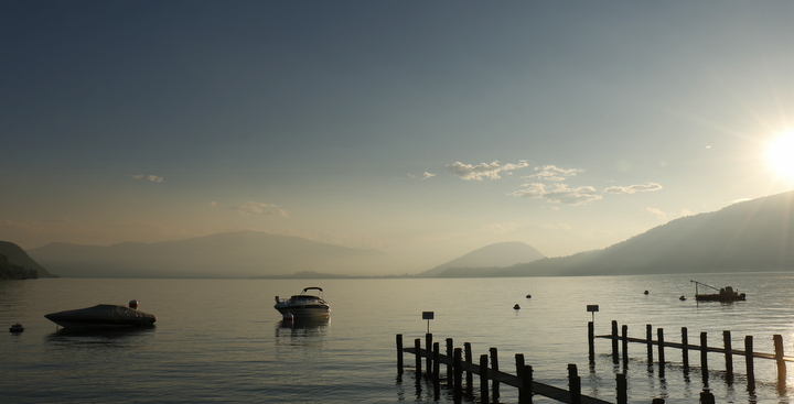 Sonnenuntergang am Lago Maggiore