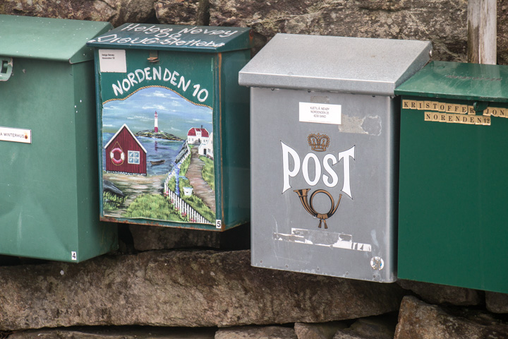 Briefkasten, Norwegen