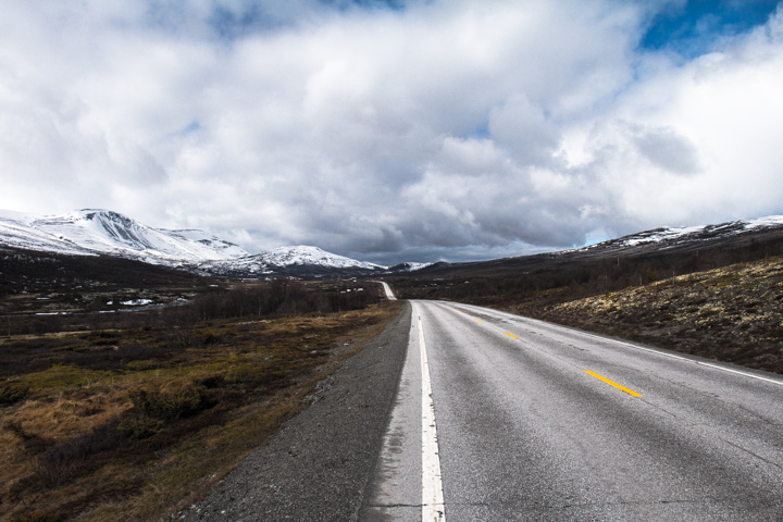 Straße über das Dovre Fjell, Norwegen