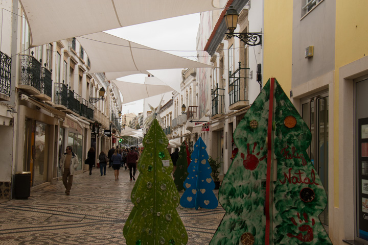 Weihnachtsschmuck, Faro, Portugal