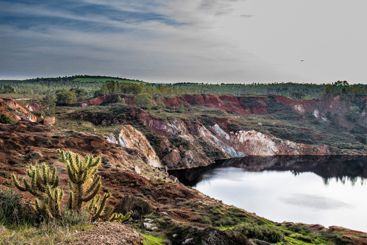 Kupfermine, Tagebau, Portugal
