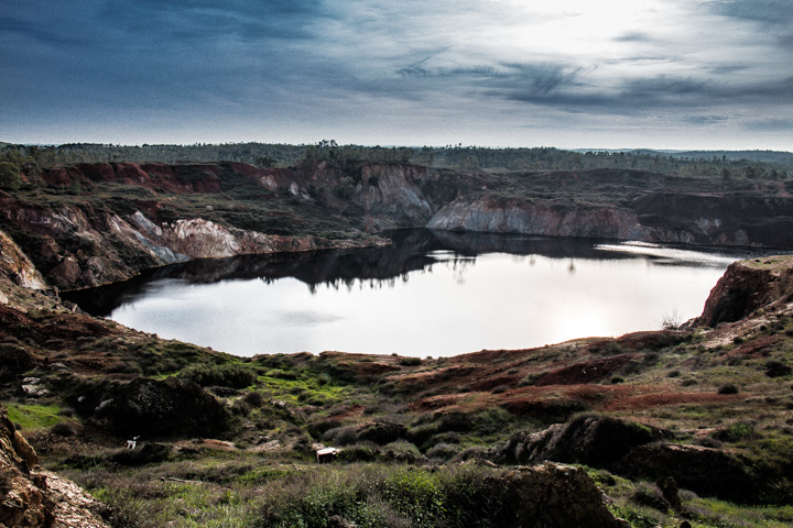 Kupfermine, Tagebau, Portugal