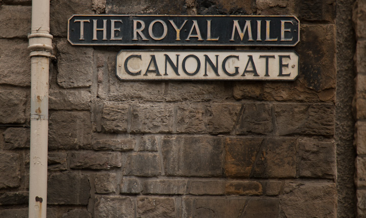 the royal mile - Canongate