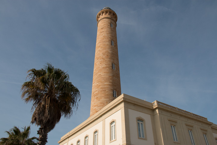 Leucchtturm in Chipiona, Spanien